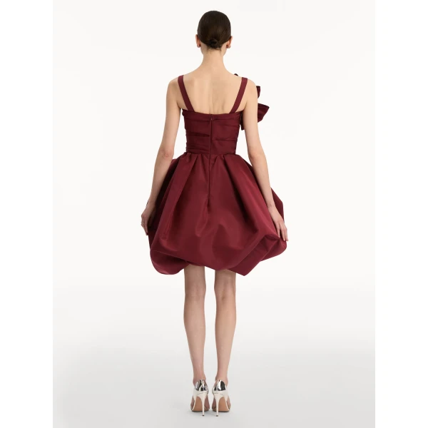Oscar de la Renta Brooch Embroidered Cocktail Sleeveless Dress - Oscar de la Renta Dresses - American Couture - Shop at Coveti