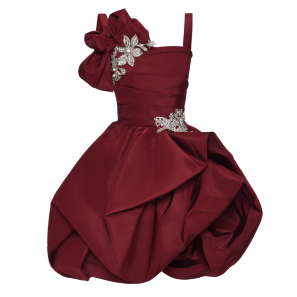 Oscar de la Renta Brooch Embroidered Cocktail Sleeveless Dress - Oscar de la Renta Dresses - American Couture - Shop at Coveti