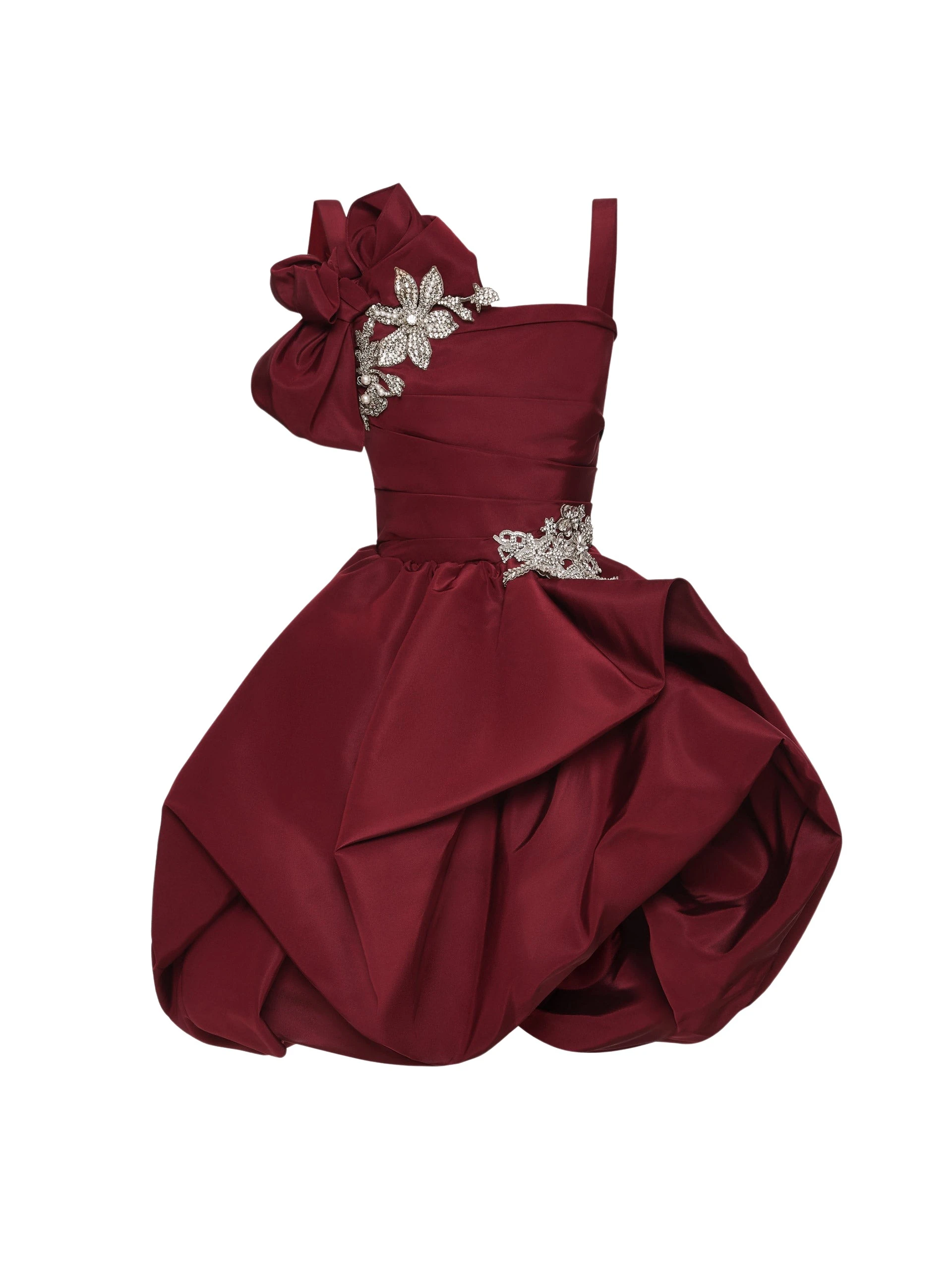 Brooch-Embroidered-Cocktail-Sleeveless-Dress-Oscar-de-la-Renta-Dresses15931_nobg Oscar de la Renta Brooch Embroidered Cocktail Sleeveless Dress - Oscar de la Renta Dresses - American Couture - Shop at Coveti