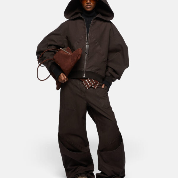 The Attico Brown Bomber - The Attico Jackets - Designed by Gilda Ambrosio & Giorgia Tordini - Shop at Coveti