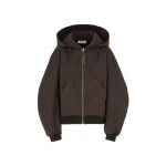 The Attico Brown Bomber - The Attico Jackets - Designed by Gilda Ambrosio & Giorgia Tordini - Shop at Coveti