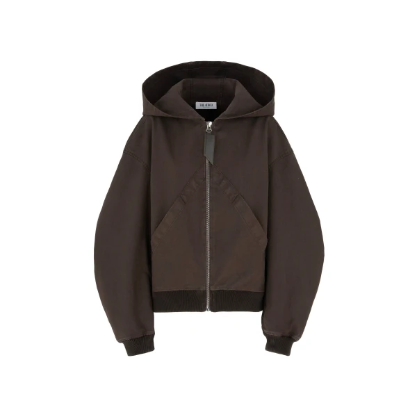 The Attico Brown Bomber Jacket