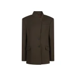 The Attico Brown Jacket - The Attico Jackets - Designed by Gilda Ambrosio & Giorgia Tordini - Shop at Coveti