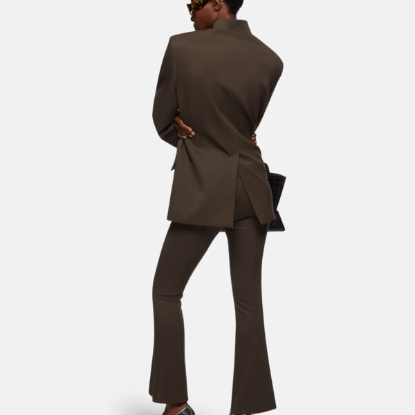 The Attico Brown Long Pant - The Attico Pants - Designed by Gilda Ambrosio & Giorgia Tordini - Shop at Coveti