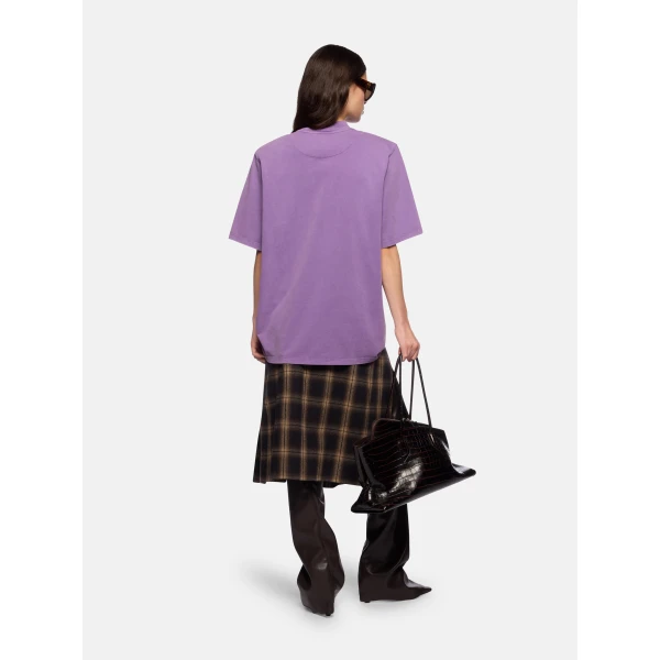 The Attico Brown Shades Midi Skirt, view 3