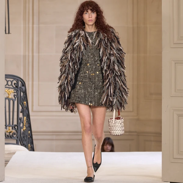 Giambattista Valli Brown Wool Rovings Coat - Giambattista Valli Coats - Romantic Couture - Shop at Coveti