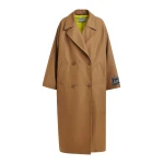 Essentiel Antwerp Brown oversized trenchcoat - Essentiel Antwerp Coats - Colorful Belgian Design - Shop at Coveti