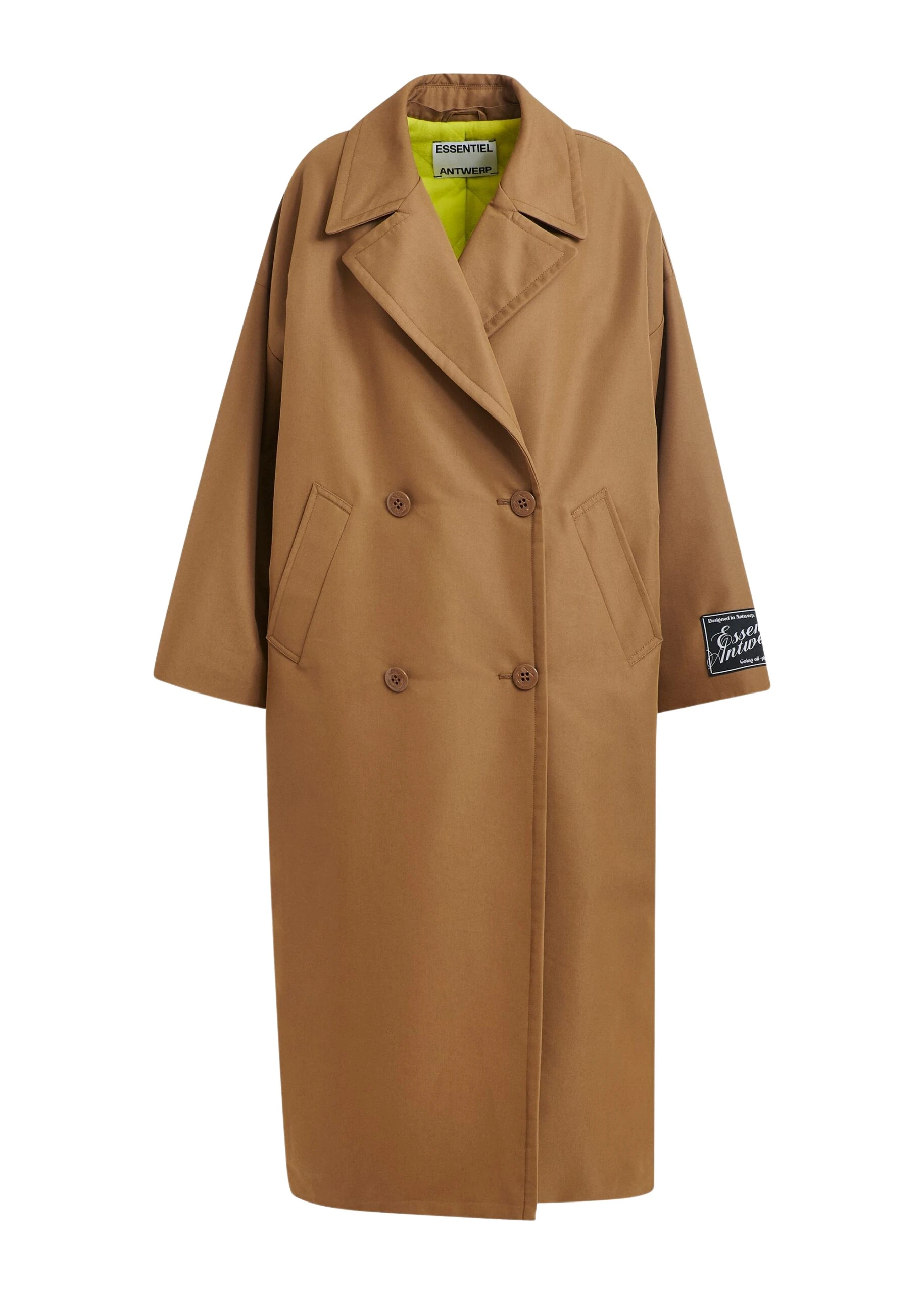 Brown-oversized-trenchcoat-Essentiel-Antwerp-Coats-scaled30472_nobg Essentiel Antwerp Brown oversized trenchcoat - Essentiel Antwerp Coats - Colorful Belgian Design - Shop at Coveti