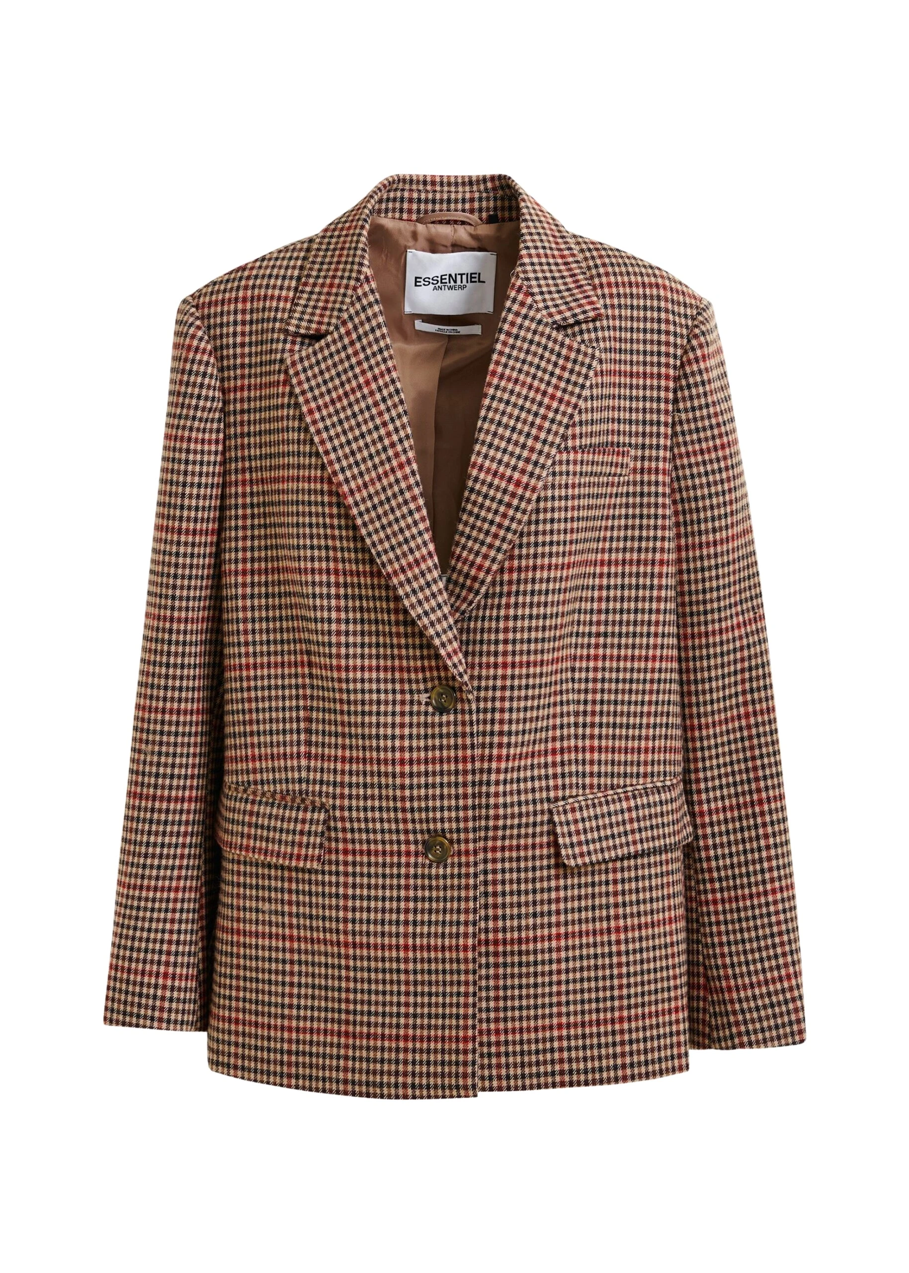 Brown-red-and-black-checkered-single-breasted-blazer-Essentiel-Antwerp-Jackets-scaled38173_nobg Essentiel Antwerp Brown