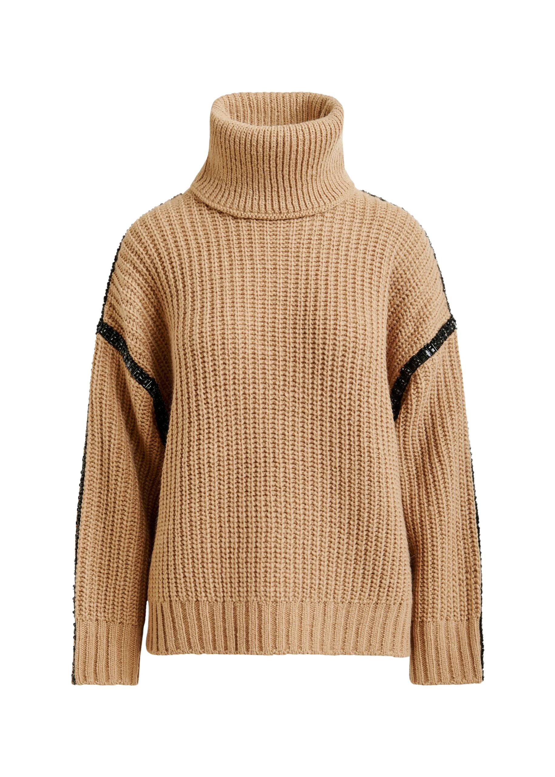 Brown-wool-blend-turtleneck-with-detachable-collar-and-rhinestone-embellishments-Essentiel-Antwerp-Knitwear-scaled19341_nobg Essentiel Antwerp Brown wool-blend turtleneck with detachable collar and rhinestone embellishments - Essentiel Antwerp Knitwear - Colorful Belgian Design - Shop at Coveti