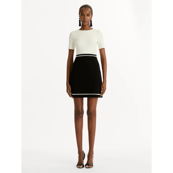 Oscar de la Renta Bubble Trim Dress - Oscar de la Renta Dresses - American Couture - Shop at Coveti