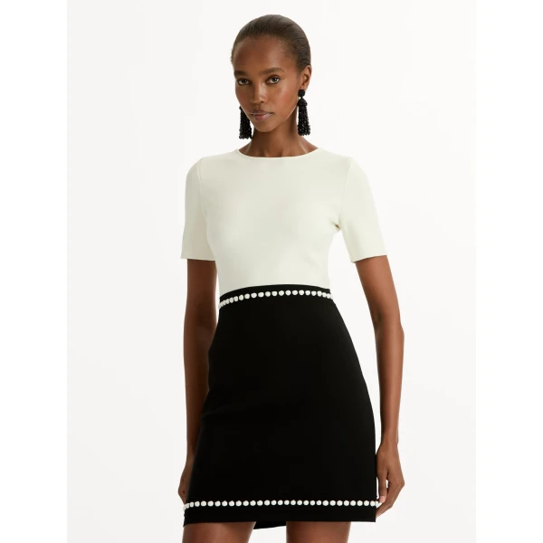 Oscar de la Renta Bubble Trim Dress - Oscar de la Renta Dresses - American Couture - Shop at Coveti