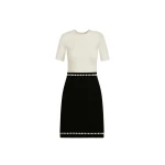 Oscar de la Renta Bubble Trim Dress - Oscar de la Renta Dresses - American Couture - Shop at Coveti