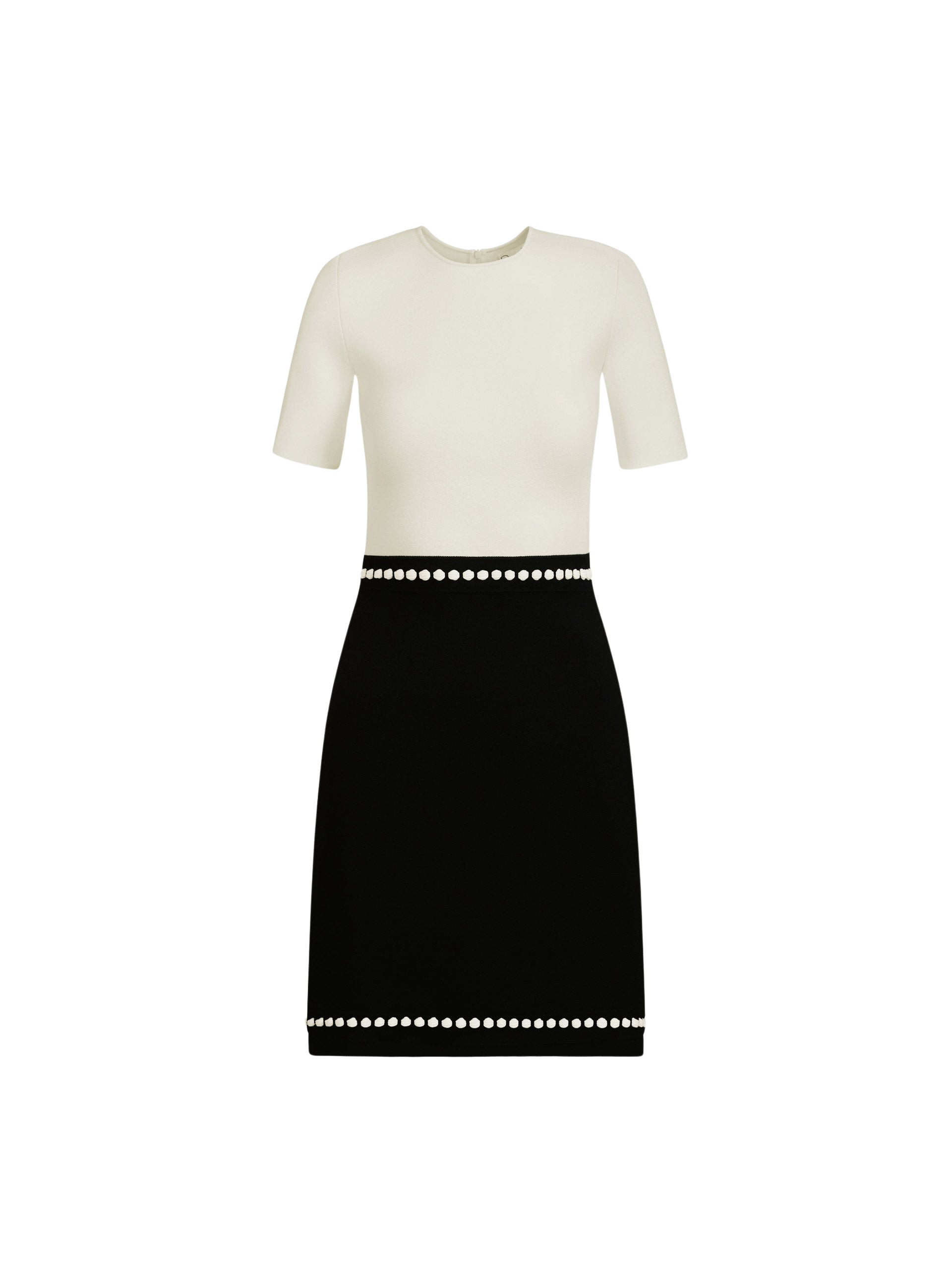 Oscar de la Renta Bubble Trim Dress