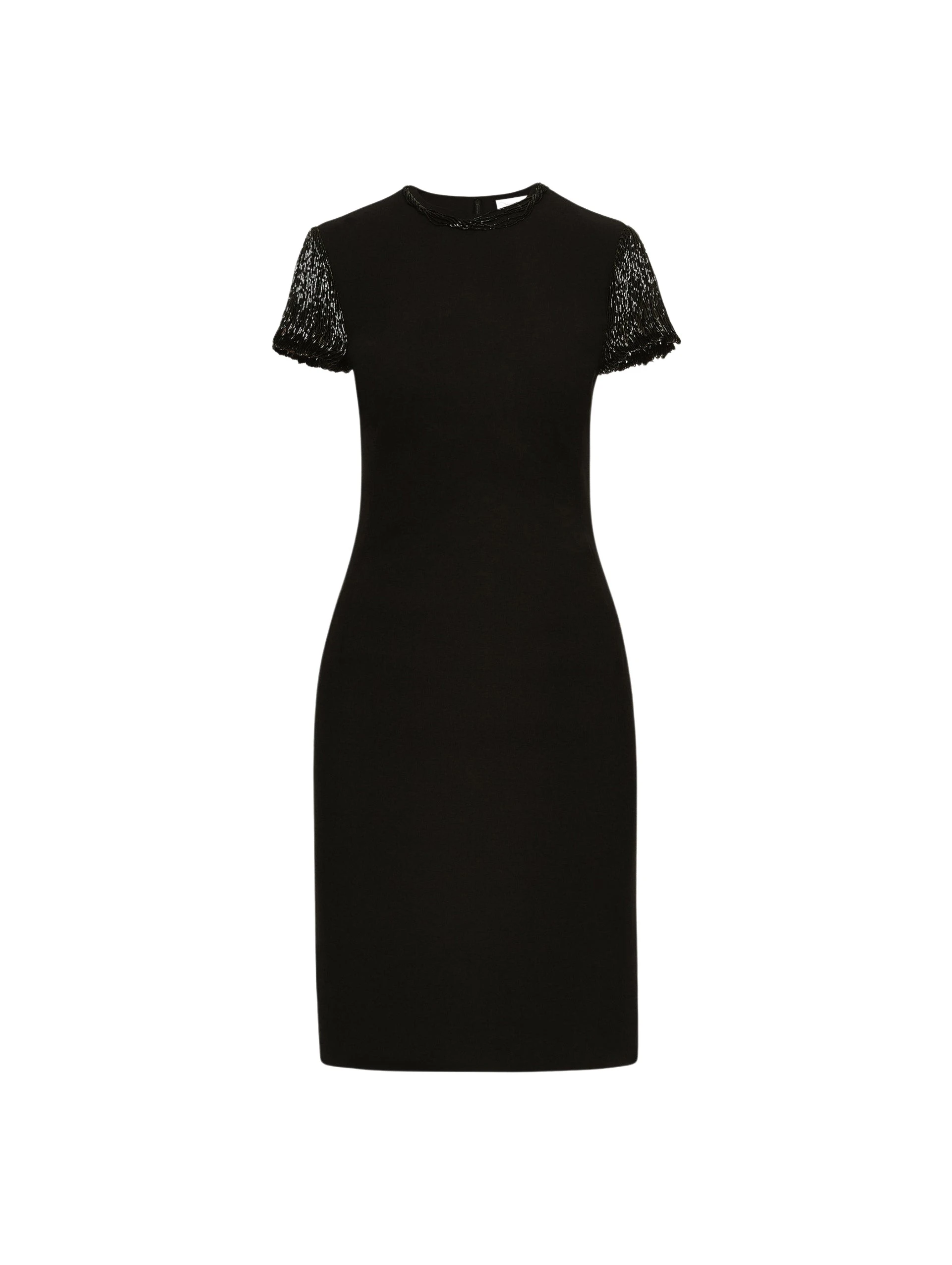 Bugle-Bead-Embroidered-Cocktail-Dress-Oscar-de-la-Renta-Dresses15610_nobg Oscar de la Renta Bugle Bead Embroidered Cocktail Dress - Oscar de la Renta Dresses - American Couture - Shop at Coveti