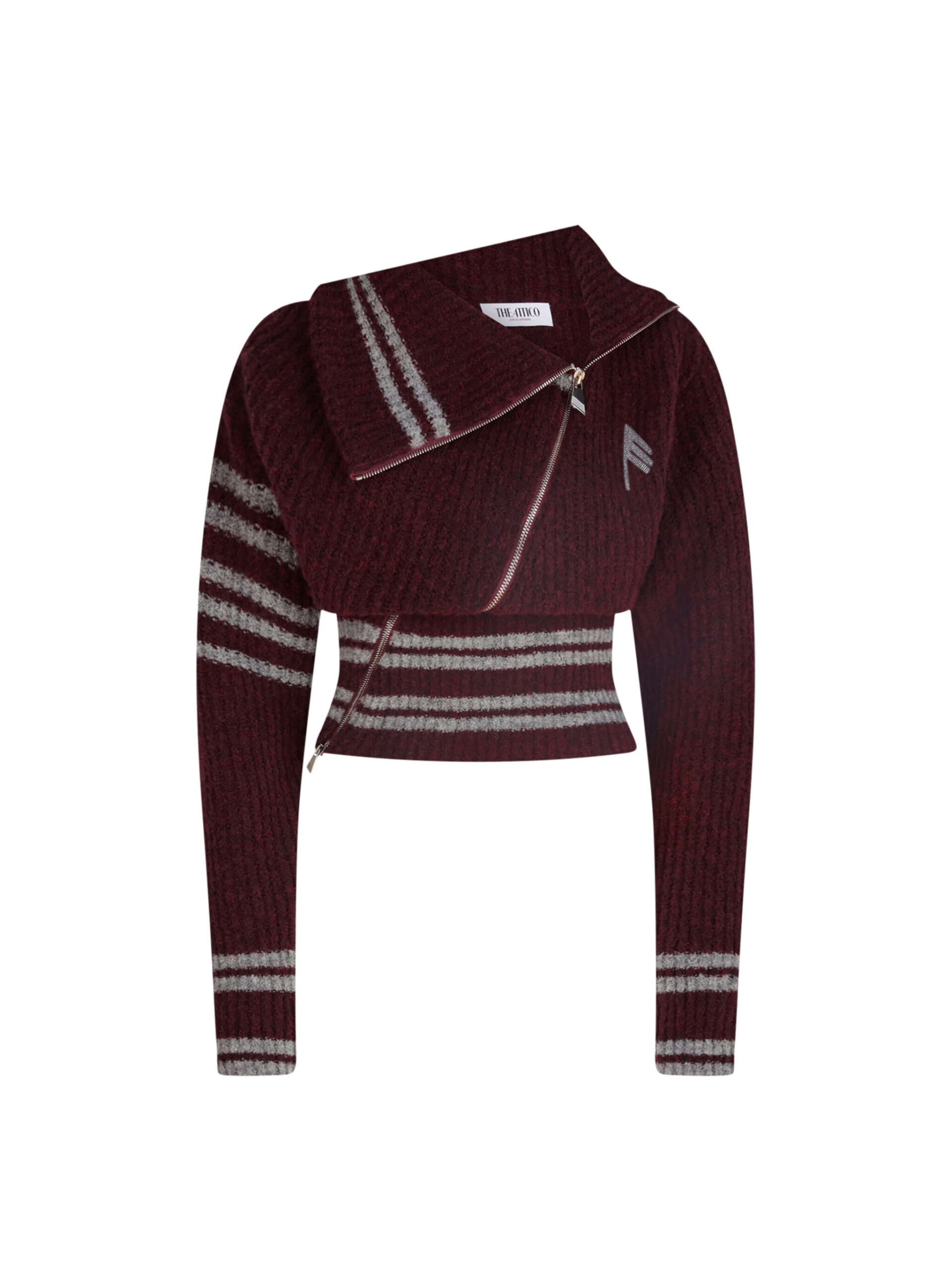 The Attico Burgundy Cardigan - The Attico Knitwear - Designed by Gilda Ambrosio & Giorgia Tordini - Shop at Coveti The Attico Burgundy Cardigan - The Attico Knitwear - Designed by Gilda Ambrosio & Giorgia Tordini - Shop at Coveti