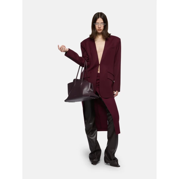 The Attico Burgundy Jacket, view 2