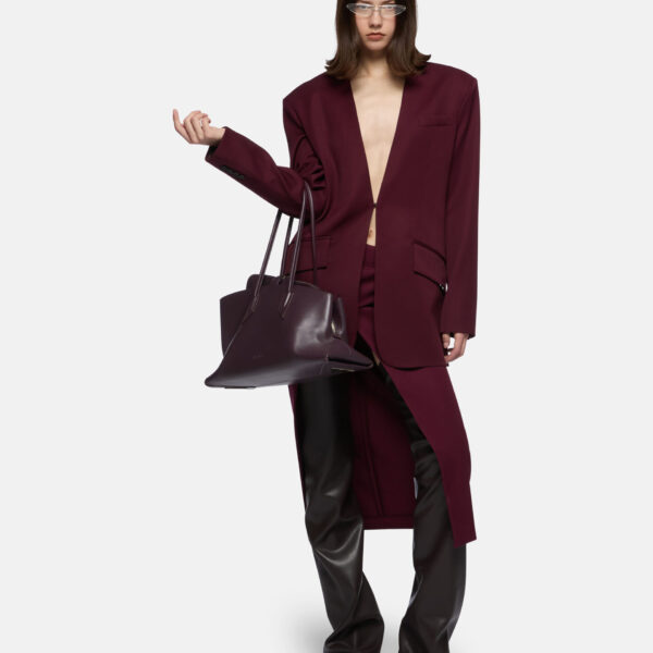 The Attico Burgundy Jacket - The Attico Jackets - Designed by Gilda Ambrosio & Giorgia Tordini - Shop at Coveti
