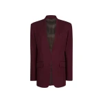 The Attico Burgundy Jacket - The Attico Jackets - Designed by Gilda Ambrosio & Giorgia Tordini - Shop at Coveti