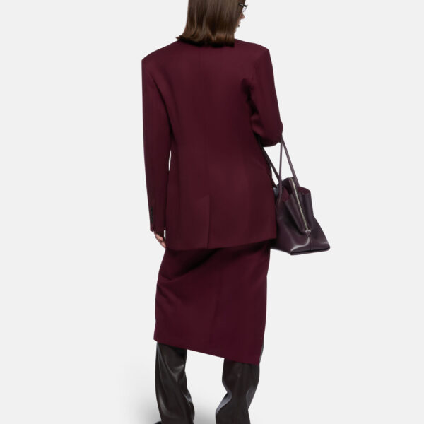 The Attico Burgundy Jacket - The Attico Jackets - Designed by Gilda Ambrosio & Giorgia Tordini - Shop at Coveti