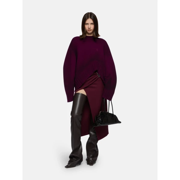 The Attico Burgundy Sweater, view 2