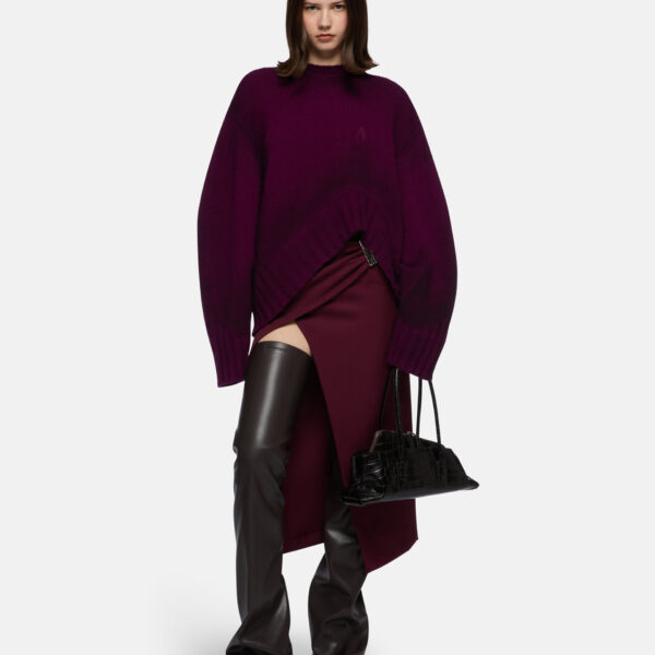 The Attico Burgundy Sweater - The Attico Knitwear - Designed by Gilda Ambrosio & Giorgia Tordini - Shop at Coveti