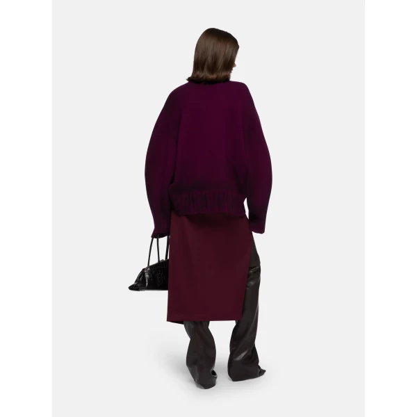 The Attico Burgundy Sweater, view 3