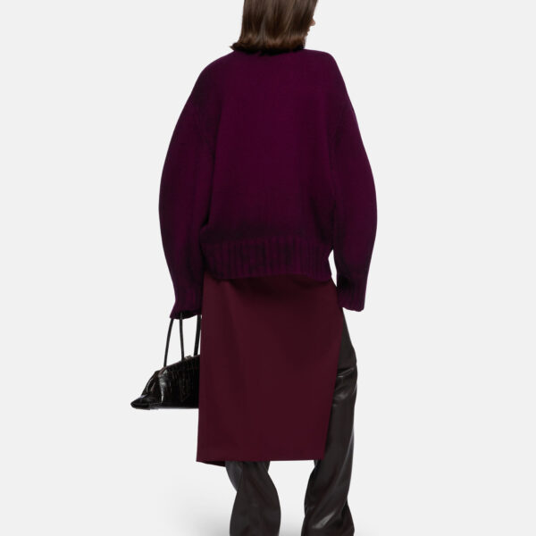 The Attico Burgundy Sweater - The Attico Knitwear - Designed by Gilda Ambrosio & Giorgia Tordini - Shop at Coveti