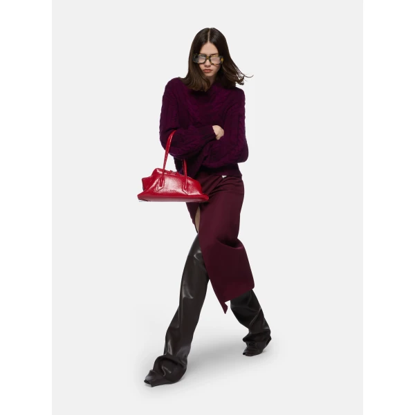 The Attico Burgundy Sweater, view 4
