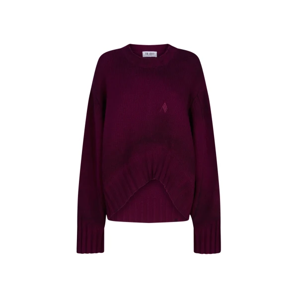 The Attico Burgundy Sweater