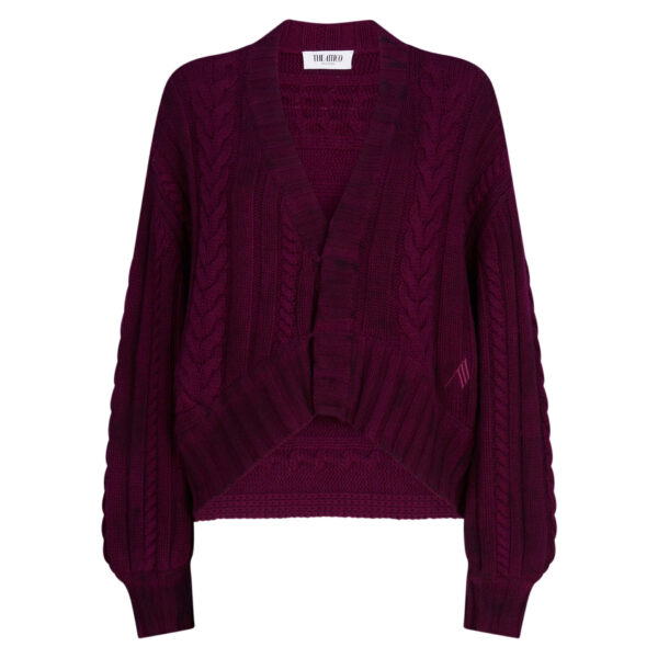 The Attico Burgundy Sweater - The Attico Knitwear - Designed by Gilda Ambrosio & Giorgia Tordini - Shop at Coveti