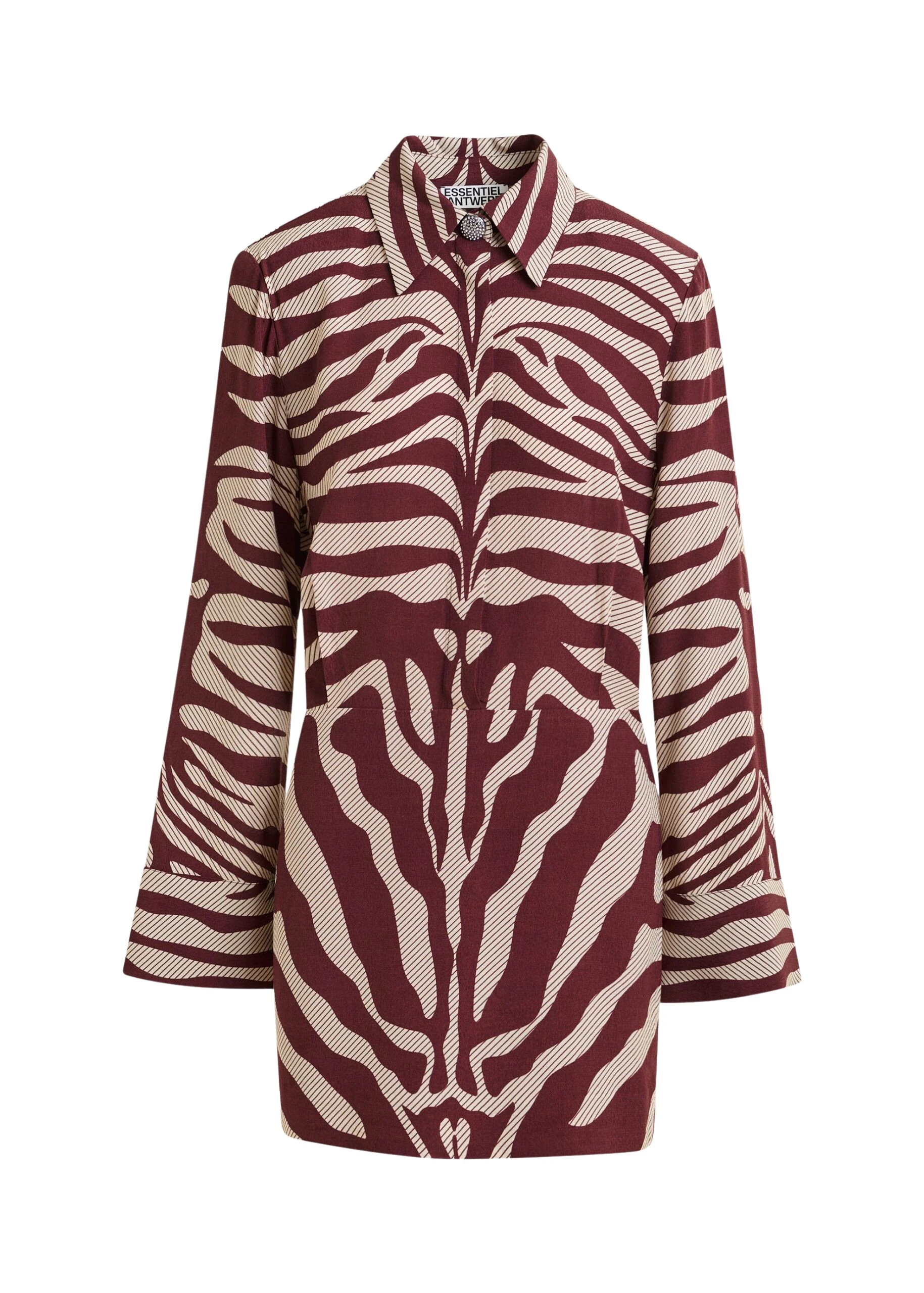 Burgundy-and-off-white-zebra-jacquard-mini-dress-Essentiel-Antwerp-Dresses-scaled59859_nobg Essentiel Antwerp Burgundy and off-white zebra-jacquard mini dress - Essentiel Antwerp Dresses - Colorful Belgian Design - Shop at Coveti