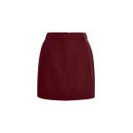 Essentiel Antwerp Burgundy tailored mini skirt - Essentiel Antwerp Skirts - Colorful Belgian Design - Shop at Coveti
