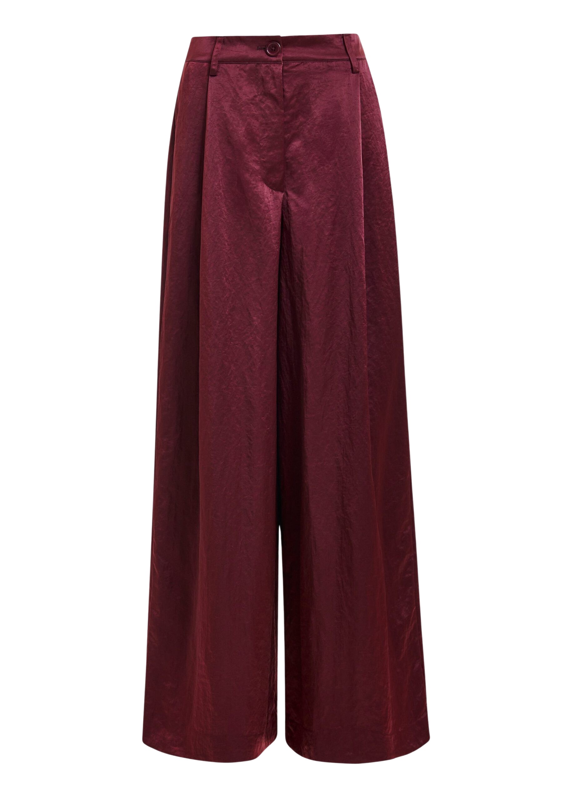 Essentiel Antwerp Burgundy wide-leg pants
