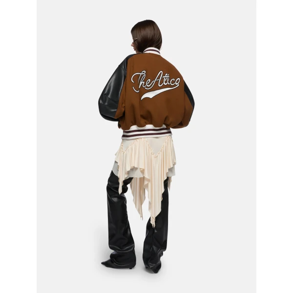 The Attico Camel Bomber Jacket, view 3