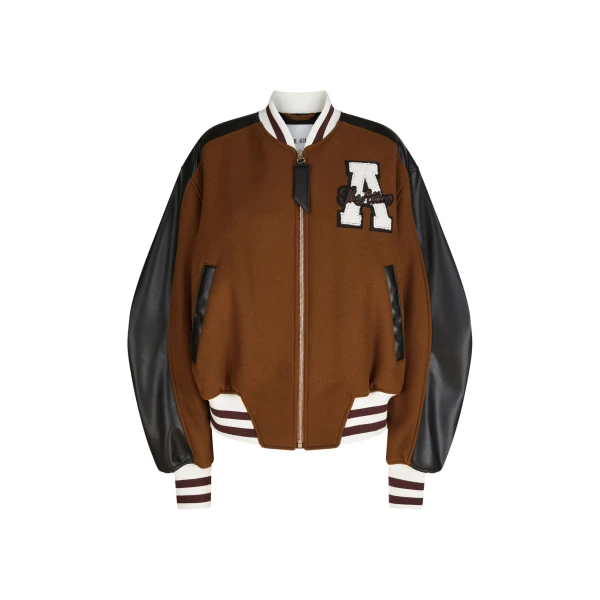 The Attico Camel Bomber Jacket
