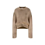The Attico Camel Sweatshirt - The Attico Tops - Designed by Gilda Ambrosio & Giorgia Tordini - Shop at Coveti