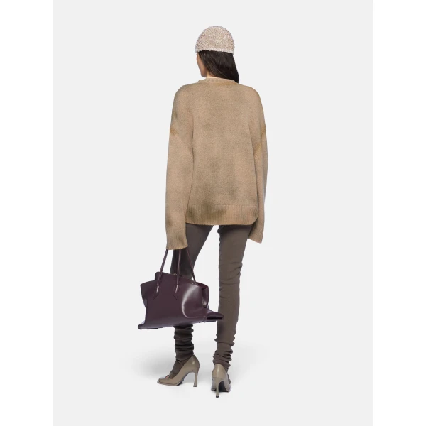 The Attico Camel Sweatshirt Top, view 3