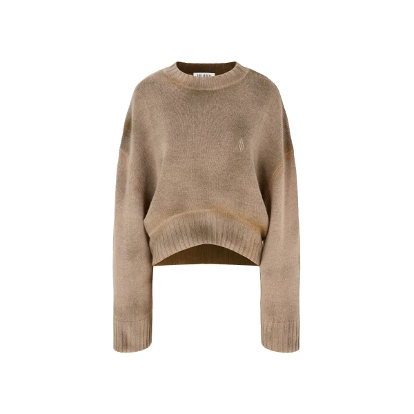 The Attico Camel Sweatshirt Top