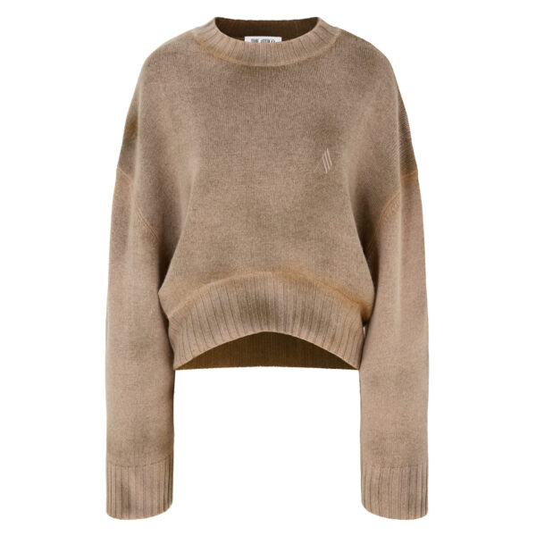 The Attico Camel Sweatshirt - The Attico Tops - Designed by Gilda Ambrosio & Giorgia Tordini - Shop at Coveti
