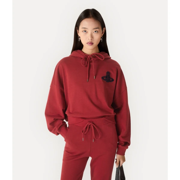 Vivienne Westwood Cropped Box Hoodie - Vivienne Westwood Hoodies - Punk Luxury - Shop at Coveti