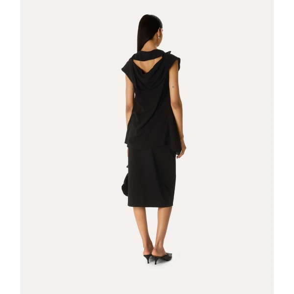 Vivienne Westwood Cross Over Top - Vivienne Westwood Tops - Punk Luxury - Shop at Coveti