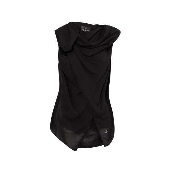 Vivienne Westwood Cross Over Top - Vivienne Westwood Tops - Punk Luxury - Shop at Coveti