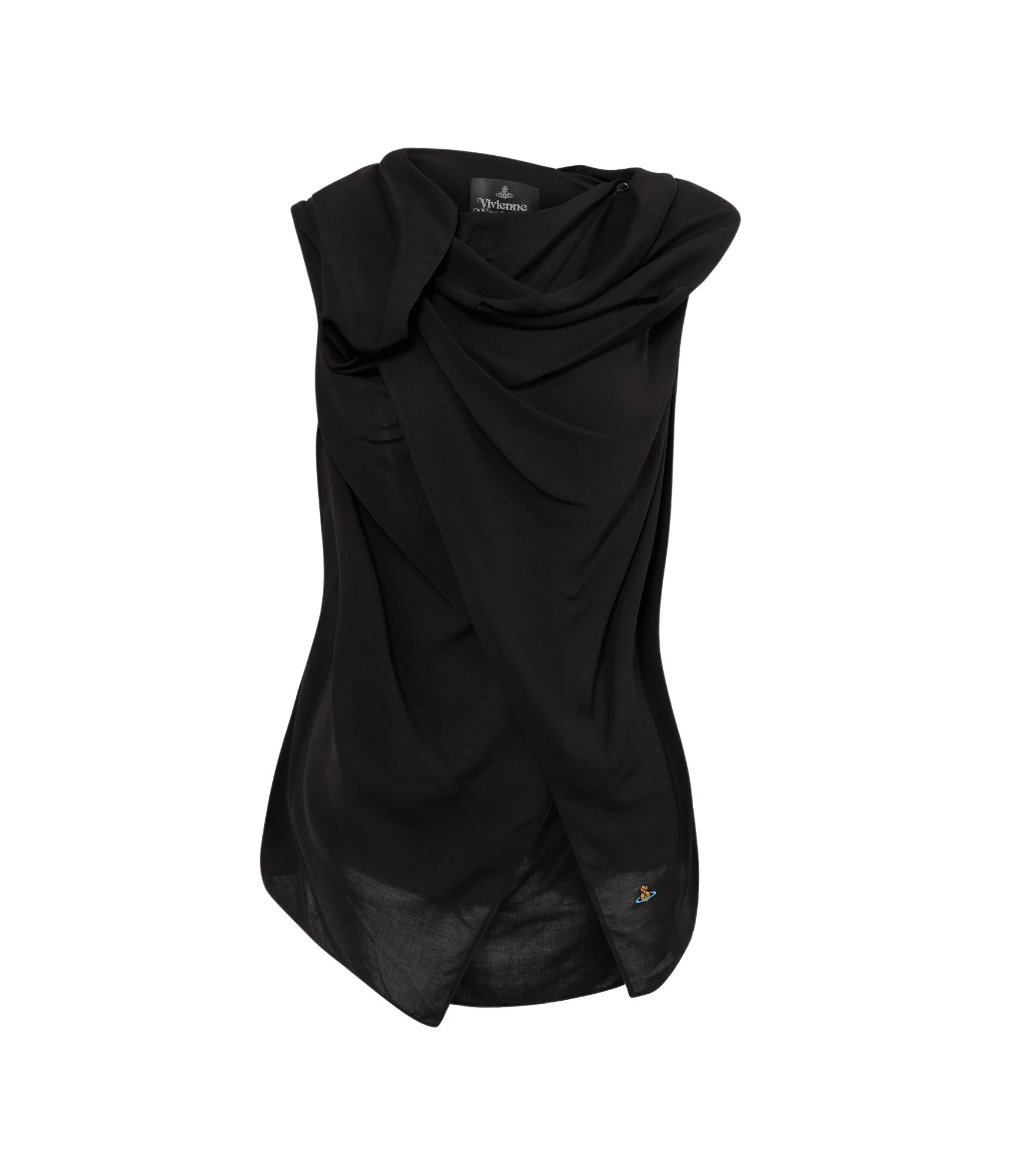 Cross-Over-Top-Vivienne-Westwood-Tops-566338_nobg Vivienne Westwood Cross Over Top - Vivienne Westwood Tops - Punk Luxury - Shop at Coveti
