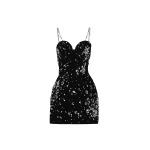 Oscar de la Renta Crystal Cluster Embroidered Dress - Oscar de la Renta Dresses - American Couture - Shop at Coveti
