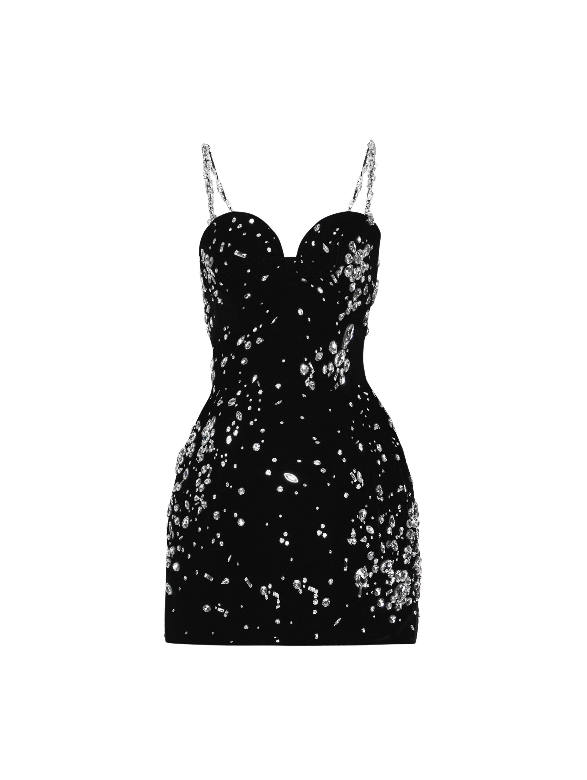 Crystal-Cluster-Embroidered-Dress-Oscar-de-la-Renta-Dresses83060_nobg Oscar de la Renta Crystal Cluster Embroidered Dress - Oscar de la Renta Dresses - American Couture - Shop at Coveti