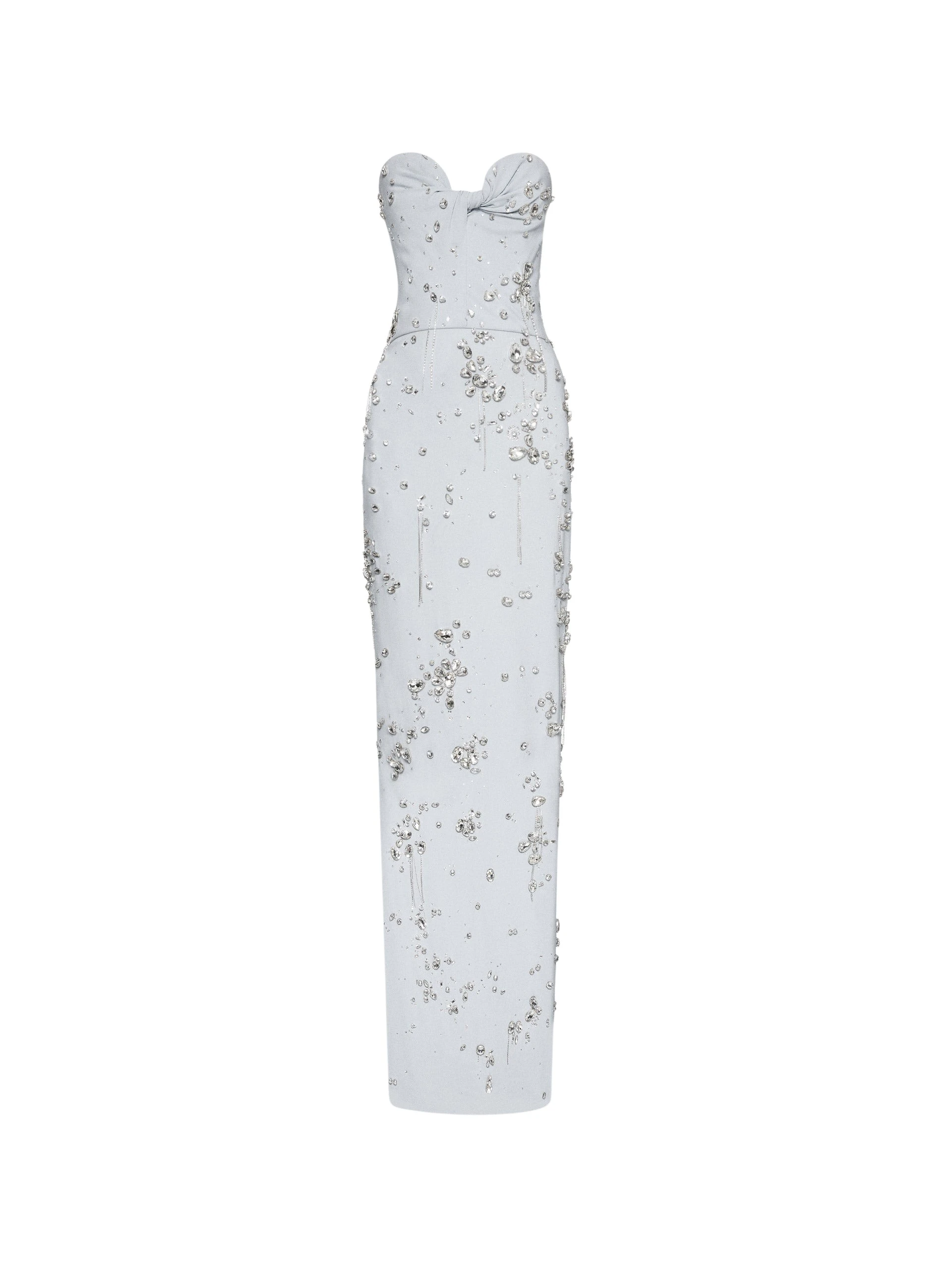 Crystal-Cluster-Embroidered-Strapless-Gown-Oscar-de-la-Renta-Dresses18576_nobg Oscar de la Renta Crystal Cluster Embroidered Strapless Gown - Oscar de la Renta Dresses - American Couture - Shop at Coveti