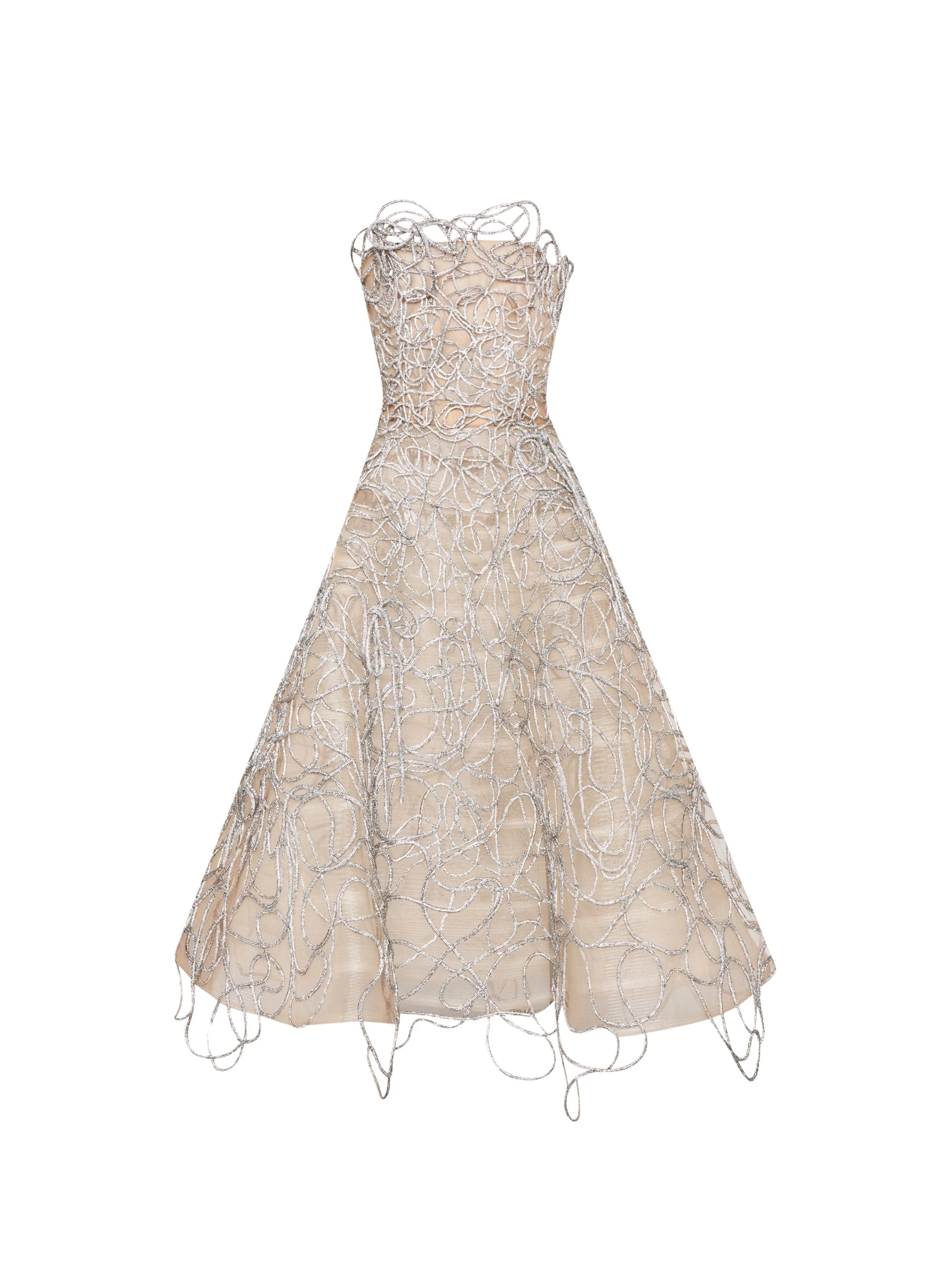 Crystal-Embroidered-Cord-Gown-Oscar-de-la-Renta-Dresses94787_nobg Oscar de la Renta Crystal Embroidered Cord Gown - Oscar de la Renta Dresses - American Couture - Shop at Coveti