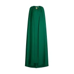 Oscar de la Renta Cyclamen-Detailed Georgette Caftan - Oscar de la Renta Dresses - American Couture - Shop at Coveti