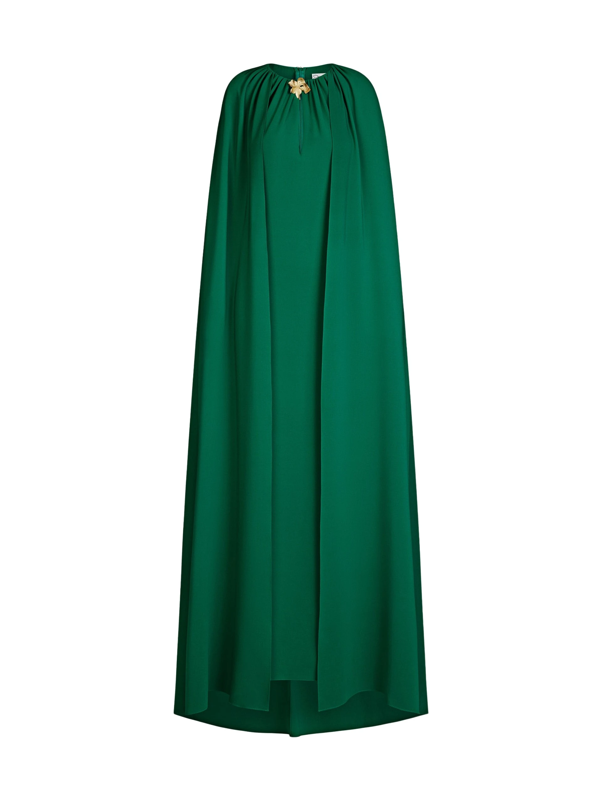 Cyclamen-Detailed-Georgette-Caftan-Oscar-de-la-Renta-Dresses84829_nobg Oscar de la Renta Cyclamen-Detailed Georgette Caftan - Oscar de la Renta Dresses - American Couture - Shop at Coveti
